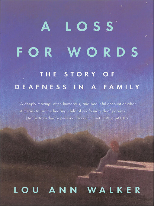 Title details for A Loss for Words by Lou Ann Walker - Wait list